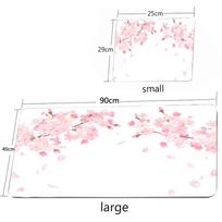 XXL Japanese style Gaming Mouse Pad Pink Sakura Mousepads Black White Large Desk Mat Art Mousepas New Office Laptop Gamer Rugs 800x300x2mm