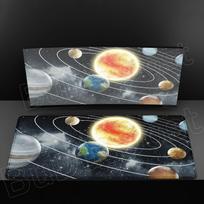 Planets in The Solar System Mouse Pad Gamer Space Universe Game Home Computer Mousepad XXL Soft Office Carpet Computer Mouse Mat 800x300x2mm