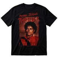 Michael Jackson Thriller albumo siaubo grafikos vintažiniai juodi marškinėliai S brown
