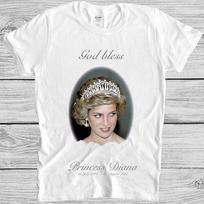 Princess Diana God Bless Remembrance Music Movie Gamer Top Gift Tee T Shirt M950 S