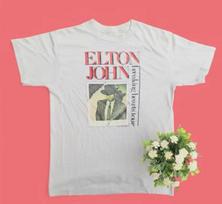 intage 1984 Elton John Breaking Hearts Tour Everybody's Restless T Shirt XL
