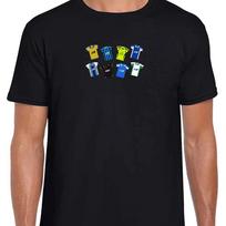 Wigan Athletic Retro Kits Black T-Shirt Adult tshirt Great Fans Gift 4XL