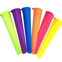 6 silikoninių ledų formelių rinkinys - Su daugkartinio naudojimo vamzdeliais, turinčiais dangtelius ir nepralaidžiu dizainu, idealiai tinka jogurto batonėliams gaminti (as the picture,6pcs)