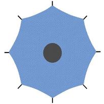 10/12/14ft Trampolines Sunshade Accessories Sun Protection Trampoline Sun Shade Cover Waterproof for Outdoor Backyard Playground
