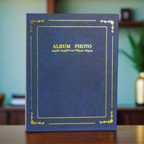New 6 Inch Art Photo Albums Family 100Photos 10x15Cm Image Photo Storage PU Cover Classic Retro Small Scrapbook Album Collection mėlyna