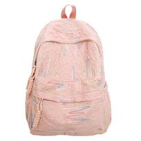School Bag High School Girl High Value Cute Sweet Backpack Female Junior High School College Student Computer Travel Backpack single bag tamsiai rausva spalva