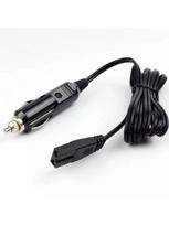 2 Pin Connection Cable Lead Power Adapter Plug Wire for Car Cooler Cool Box Mini Fridge DC 12V Mini Fridge Stereos Vacuum black