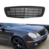 For Mercedes Benz E Class W211 E200 E240 E320 2003-2005 Car Front Bumper Grilles Hood Racing Grills Body kits Exterior Parts 2003-2005year
