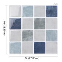 5/10 vnt. Lipdukų kvadratiniai sienų lipdukai 3D Pasidaryk pats sienų plytelės Stiprūs klijai Viniliniai tapetai Lengva montuoti namų renovacijai (as the picture,5 Sheets)