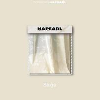 1PC NAPEARL Šiuolaikinė lino imitacija tiulio uždanga gėlių rašto lango permatoma užuolaida namų dekoravimui W100cm x L130cm smėlis