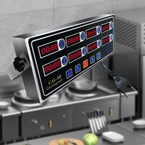 Komercinis 8 kanalų skaitmeninis virtuvės laikmatis restoranui namams