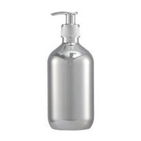 300 ml rankų muilo dozatoriai Gold Chrome skysto muilo buteliukai apvalūs dozatoriai sidabras