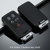 For Volvo XC70 XC90 V50 V70 S60 Smart Card Small 5/6 Buttons Car Key Shell Case Fobs Blank Keyless Entry Remote Auto Uncut Insert Emergency Blade 5 Buttons Key Shell Blade