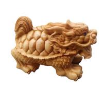Cliff cypress longevity turtle ornament Solid wood carving crafts living room home decor Feng Shui Decoration Gifts to elders
