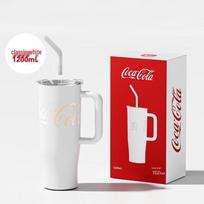 NONOO Coca-Cola Edition 1200ml Termosinis puodelis su šiaudeliu