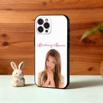 Lovely B-Britney Lucky S-Spears Phone Case For iPhone17,16,15,14,13,12Plus,Pro Max,XS,5G Soft Silicone Black Cover iPhone15promax brown