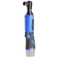 Rechargeable 12V Lithium Battery Right Angle Electric Ratchet Wrench for Auto Repair.