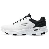 Skechers Patogūs Paprasti Įslystami Sportiniai Batai Žemi Bėgimo Batai Vyriški Kedai Balti Juodi 220641-WBK 42.5