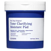 COSRX - One Step Original Tone Clarifying Moisture Pad - Drėkinantys ir Valomieji Veido Vatos Diskeliai - 230ml/100vnt