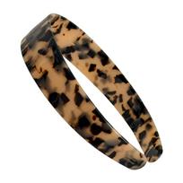 Comfortable And Stylish Acetate Hair Accessory Beautiful Headband Hair Band Featuring Leopard Pattern