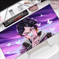 HotGame Valorant clove Mouse Pad Desk Mouse Pad Cute HD Desk Pad Extended Gaming Keyboard Mats Large xcm XXL Gamer Mousepad 800x400x2mm purple