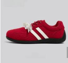 Red Dexun shoes New autumn platform casual sports racing 35 raudona