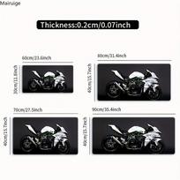 Cool Motorcycle Pattern Design Mouse Pad Large Precision Gaming Desk Pad AntiSlip Rubber Bottom Surface Office Long Desk mat 800x300x2mm