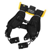 Equipment Black Digital Camera Rapid Sling Belt SLR Double Camera Strap Camera Shoulder Strap Dual Camera Belt DSLR Strap juoda