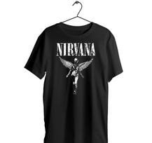 Nirvana In Utero Black T-Shirt - ultra cotton - Grunge, Alternative Rock tee S black