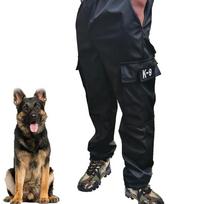 Dog trainer K9 national flag work anti-scratch pants dog training vest clothing outdoor German horse equipment training supplies (as the picture,M (95-115 pounds))