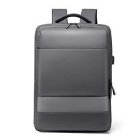 Waterproof Business Backpack Men USB School Backpacks 15.6 Inch Laptop Backpack Large Capacity Bagpacks for Men Back Pack Bags pilka spalva