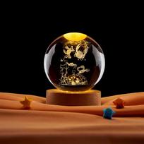 Crab Crystal Music Box Night Light - Perfect Gift for Classmates or Best Friends' Birthdays