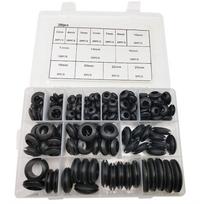 200Pcs Rubber Grommets Kit – 14 Sizes Firewall Rubber Hole Plugs Assortment, Rubber Grommets for Wiring, Electrical, Home DIY 200pcs
