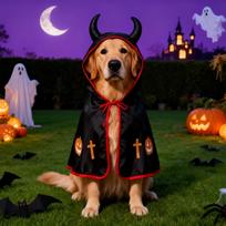 Halloween Costumes For Dogs Funny Cloak Outfit Cat Halloween Costume For Puppy Photo Props Large Breed Photo Props China Mainland