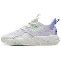 Anta G6 Thick Sole Retro Low Top Sports Casual Shoes Women Sneakers White Purple Blue 122238083-4 38.5 white