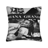Ariana Grande music singer fan gift  Printed Pillowcase Cushion Cover  Throw Pillow Cover Home Decoration Zipper Multi-Size 12x12in 30X30cm