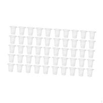 50 Net Pots for Planters, Slotted Planting Baskets, Propagation Garden Greenhouses Translucent