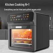 Smart Touch Large-Capacity Multi-Functional Air Fryer & Oven Beige Large Capacity Smart Visual Air Fryer