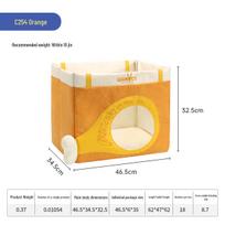 Wakytu British Tyvek Paper Cat Bed: All-Season, Tear-Resistant, Large Size with Cardboard Scratcher
