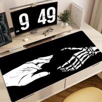 Emo Aesthetic Skeleton Hand Mouse Pad Fingertip Interaction Dark Style Desk Mat for Gamers HYBXXC Gothic Mouse Pad 800x300x2mm