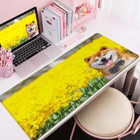 Cute Shiba Inu Mouse Pad xCM Nonslip Gaming Mousepad Gamer ESports Mouse Mat Game Mechanical Keyboard XXL Desk Mat 800x400x2mm