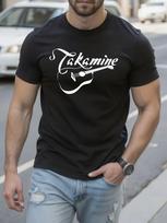 Takamine Guitars Vintage Guitar Tee - Black Crew Neck Tsh... S įvairiaspalvis