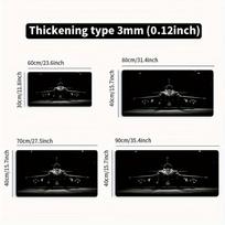 xmm Fighter jet Mouse Pad For Desk Mats Gaming MousePad with Stitched Edges and NonSlip Antiwrinkle Rubber mat 800x300x2mm