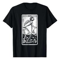 Camiseta Vintage Con Cartas Del Tarot De La Muerte, Camiseta S įvairiaspalvis