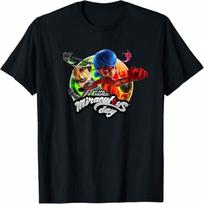 Ladybug Cat Noir Claws Out! T-Shirt| Ladybug Cat Noir Manga 2 T-Shirt| Ladybug Cat Noir Manga Super Heroez 2 T-Shirt| Ladybug Cat Noir Manga Super Her S įvairiaspalvis