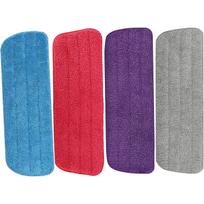 4 Pack Microfiber Mop Pad,Spray Mop Pad Replacement, Reveal Mop Cleaning Pad,Fit for Wet/Dry Spray Mops & Reveal Mops Washable 16.5 * 5.5 Inches. įvairiaspalvis