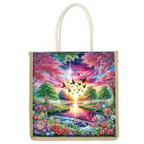 DIY Diamond Painting Tote Bag for Adults Women Diamond Art Tote Bag Kit for Casual Shopping Travel Daily Use Gift