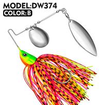 Lure bait with alloy tassels and whiskers10cm10g15g20g5Colorful bionic imitation bait for long-distance casting, hard bait suita (as the picture,10G )
