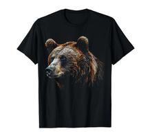 Bear Lover Artwork Animal Motif Bear TShirt Unisexs Unisexs Tees Top 2XL