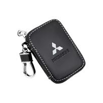 mkhr6 For Mitsubishi ASX Lancer Pajero Outlander Colt Galant L200 Ralliart PU Leather Key Wallet Car Key Bag Multi Function Key Caseor